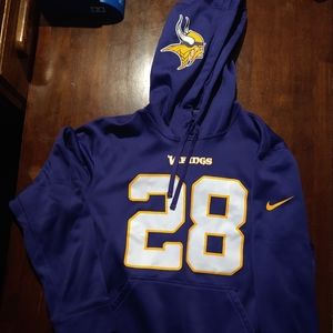 NFL Minnesota Vikings Peterson Nike hoodie
